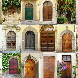 Old Italian Doors Collection,chianti by Lisa-blue