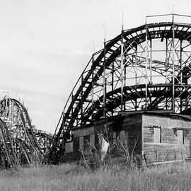 Old Rollercoaster In Coney Island Ny by Ericsphotography