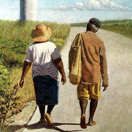 On The Road To Hatchet Bay - Bahamas by Ritchie Eyma