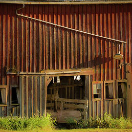 Open Barn Door by Jean Noren