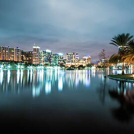 Orlando Night Cityscape by Sky Noir Photography By Bill Dickinson
