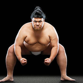 Pacific Islander Sumo Wrestler by John M Lund Photography Inc