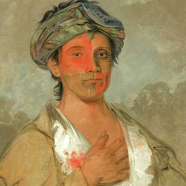 Pah-te-coo-saw, Straight Man, Semicivilized by George Catlin