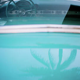 Palm Tree Reflection On Car by JArgen Persson - Www.rebusfilm.se