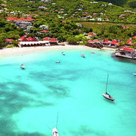 Panoramic View Of St.jean Bay In by Cdwheatley