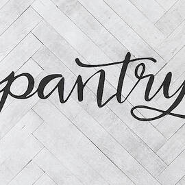 Pantry Farmhouse Sign Script Vintage Farm Retro Typography by Design Turnpike