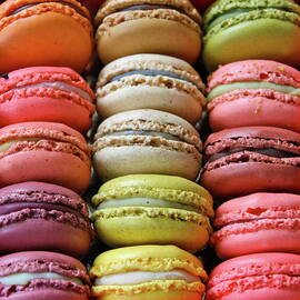 Paris Colorful Macaroons by Abbietabbie