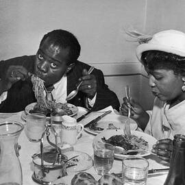 Pasta For Pops by Slim Aarons