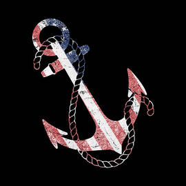 Patriotic American Flag Anchor by Flippin Sweet Gear