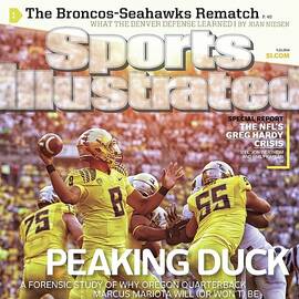 Peaking Duck Marcus Mariota Sports Illustrated Cover by Sports Illustrated