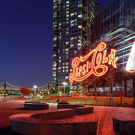 Pepsi Cola Sign, Gantry Plaza, Nyc by Colin Dutton