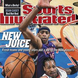 Philadelphia 76ers Allen Iverson, 2001 Nba Eastern Sports Illustrated Cover by Sports Illustrated