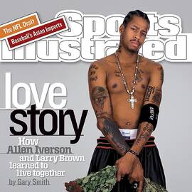 Philadelphia 76ers Allen Iverson Sports Illustrated Cover by Sports Illustrated