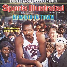 Philadelphia 76ers Moses Malone Sports Illustrated Cover by Sports Illustrated