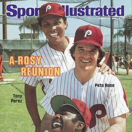 Philadelphia Phillies Tony Perez, Pete Rose, And Joe Morgan Sports Illustrated Cover by Sports Illustrated