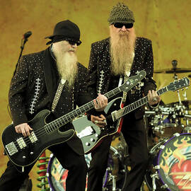 Photo Of Billy Gibbons And Dusty Hill by David Redfern