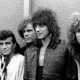 Photo Of Bon Jovi And Richie Sambora by Mike Cameron