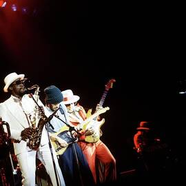 Photo Of Clarence Clemons And Bruce by Andrew Putler
