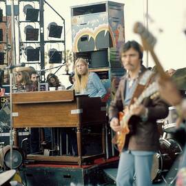 Photo Of Greg Allman And Allman Brothers by Steve Morley