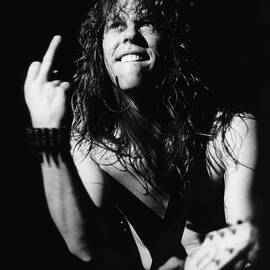 Photo Of James Hetfield And Metallica by Pete Cronin