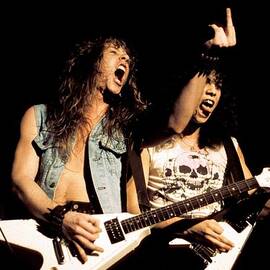 Photo Of Metallica And Kirk Hammett And by Pete Cronin