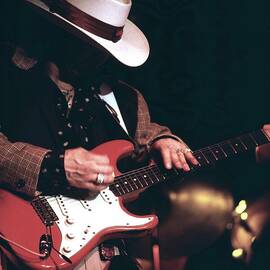 Photo Of Stevie Ray Vaughan by David Redfern