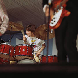 Photo Of Who And Keith Moon by David Redfern