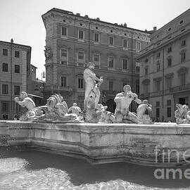 Piazza Navona - Fontana del Moro by Stefano Senise