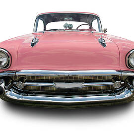 Pink Chevrolet Bel Air 1957 by Schlol