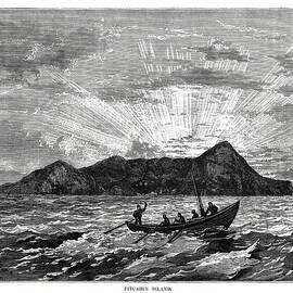 Pitcairn Island, Pacific Ocean, 1877 by Print Collector