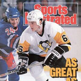 Pittsburgh Penguins Mario Lemeiux... Sports Illustrated Cover by Sports Illustrated