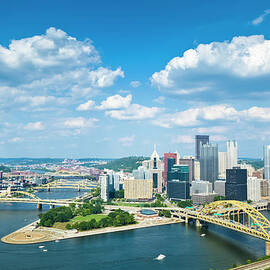Pittsburgh, Pennsylvania Skyline With by Drnadig
