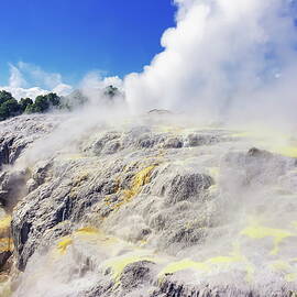 Pohutu & Wales Geysers, New Zealand by Marco Simoni
