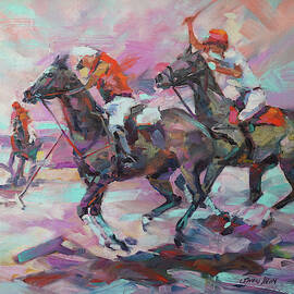Polo Match by Fine Art Creations Inc Laurie Snow Hein