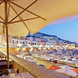 Ponza Harbor At Sunset, Italy by Pietro Canali