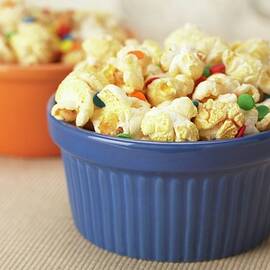 Popcorn And Candy In Ramekins by James, Bruce