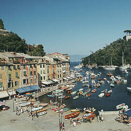 Portofino Harbour by Slim Aarons