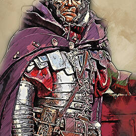 Portrait of a Roman Legionary - 39 by AM FineArtPrints