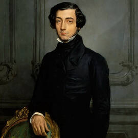 Portrait Of Alexis De Tocqueville by Heritage Images