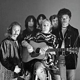 Portrait Of Crosby, Stills, Nash, & by Jack Robinson