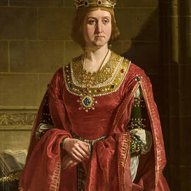Portrait Of Queen Isabella I Of Castile by Heritage Images
