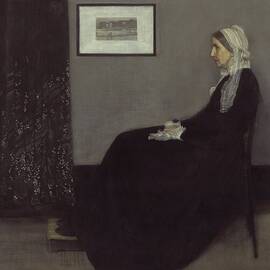 Portrait Of The Artists Mother by James Mcneill Whistler