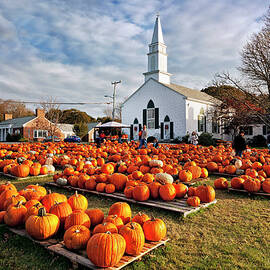 Pumpkin Sale, Cape Cod, Massachusetts by Claudia Uripos