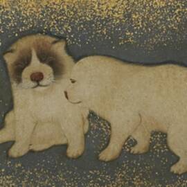 Puppies by Maruyama Okyo