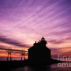 Purple Sunrise in Door County by Duluth To Door County Photography