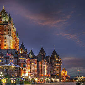 Quebec City, Chateau Frontenac Hotel by Buena Vista Images