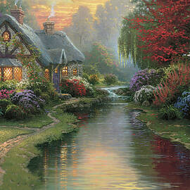 Pools Of Serenity by Thomas Kinkade