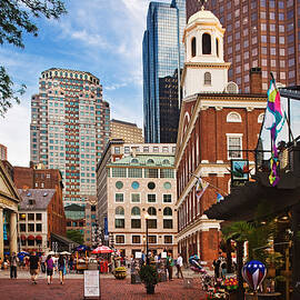 Quincy Market, Boston by Massimo Borchi