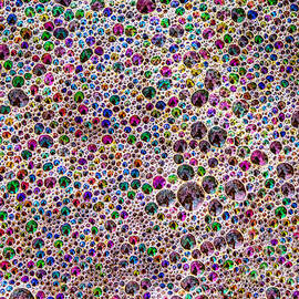 Rainbow Sea foam bubbles by Bruce Block