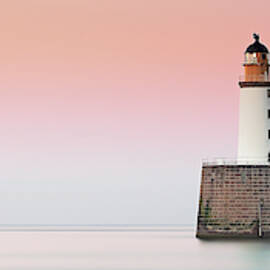 Rattray Lighthouse Sunset- Scotland by Grant Glendinning